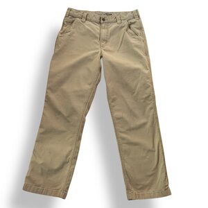Carhartt Rugged Flex Relaxed Fit Canvas Work Pants 31x29 Tan
